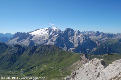 View from Sass Pordoi