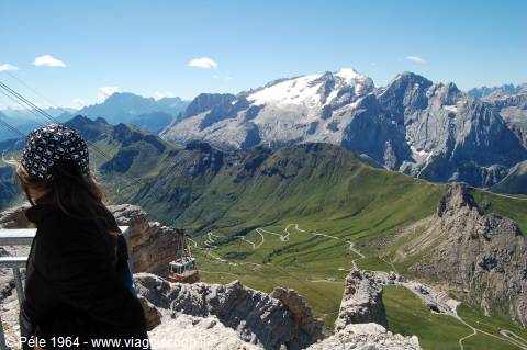 View from Sass Pordoi