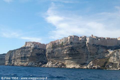 Bonifacio from the sea