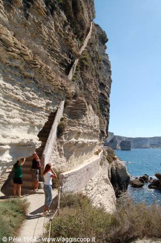 staircase of Bonifacio