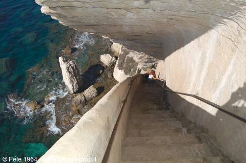 staircase of Bonifacio